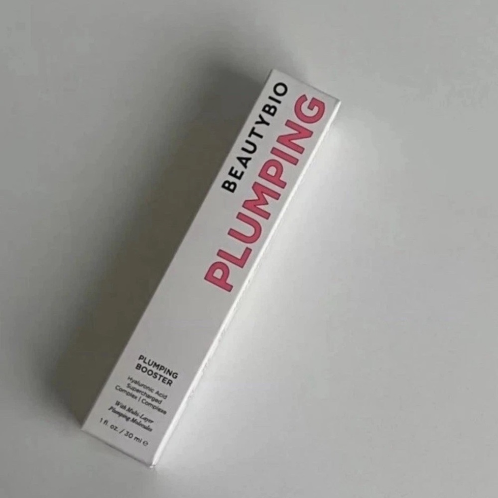 BeautyBio Plumping Booster NIB- White and Pink